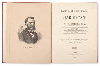 LEITNER, GOTTLIEB WILLIAM. The Languages and Races of Dardistan . . . Third Edition.  1878